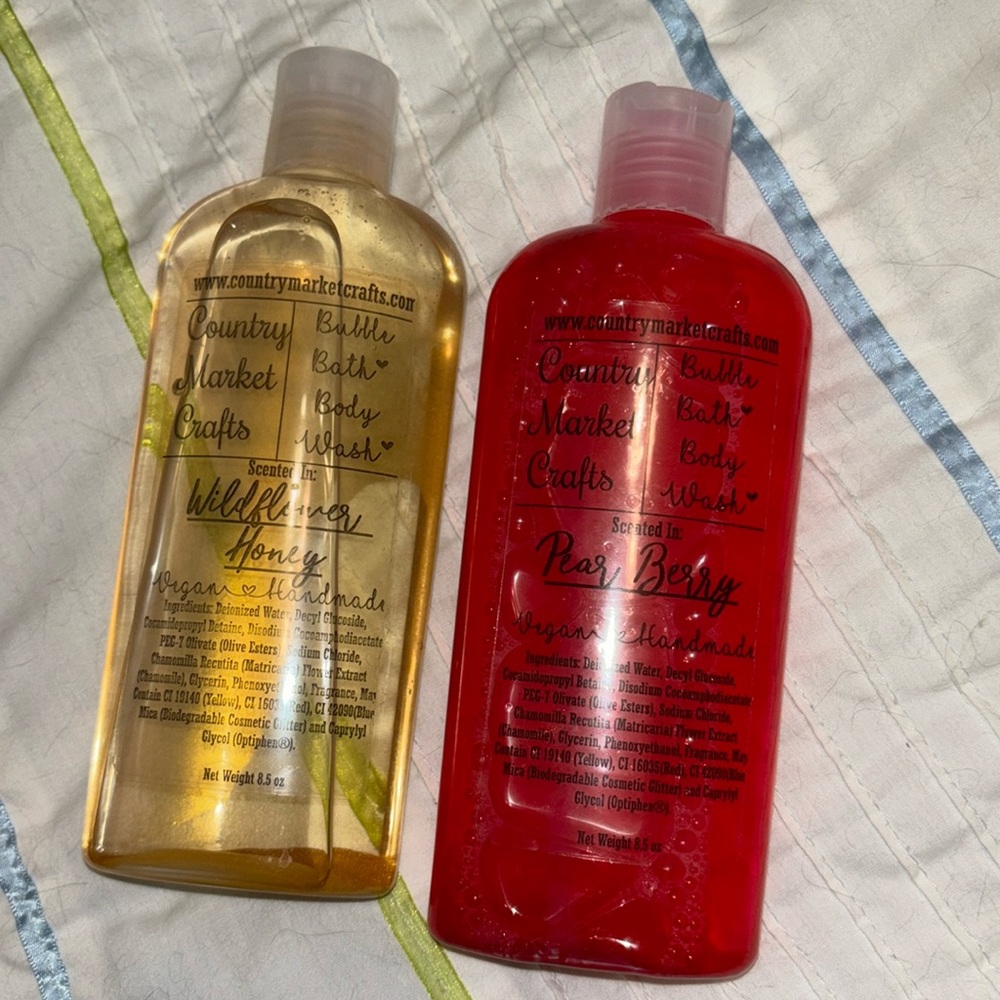 Body Wash Bundle! Country Market Crafts from Etsy!